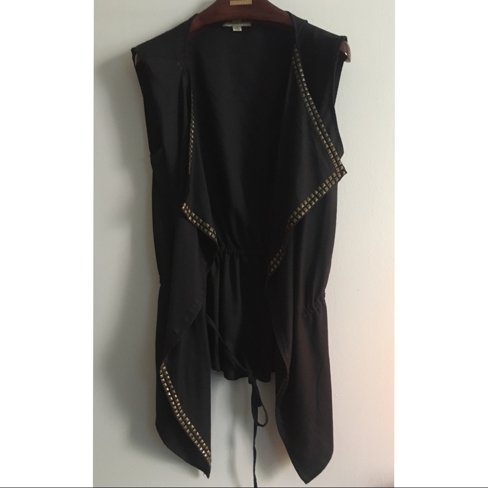 BEULAH Tunic Vest, Oversized Adjustable Sleeveless